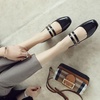 image:imageHee grand Mary Jane Chunky Heels for Women Square Toe Ankle Strap Block Heels Comfortable Mid Heel Work Pumps Patent Leather Dress Shoes188black