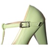 image:imageHee grand Mary Jane Heels for Women Closed Round Toe TStrap Bow Chunky Block Heels Soft Leather Office Work Pumps Wedding Dress Shoes Large Size190green