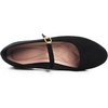 image:imageHee grand Mary Jane Shoes for Women Buckle Strap Ballet Flats Comfortable Leather Dress Shoes489blacksuede