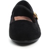 image:imageHee grand Mary Jane Shoes for Women Buckle Strap Ballet Flats Comfortable Leather Dress Shoes489blacksuede
