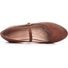 image:imageHee grand Mary Jane Shoes for Women Buckle Strap Ballet Flats Comfortable Leather Dress Shoes489brownsuede