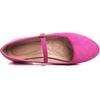 image:imageHee grand Mary Jane Shoes for Women Buckle Strap Ballet Flats Comfortable Leather Dress Shoes489rosesuede