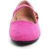 image:imageHee grand Mary Jane Shoes for Women Buckle Strap Ballet Flats Comfortable Leather Dress Shoes489rosesuede