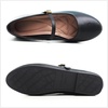 image:imageHee grand Mary Jane Shoes for Women Buckle Strap Ballet Flats Comfortable Leather Dress Shoes681blackpu