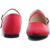 image:imageHee grand Mary Jane Shoes for Women Buckle Strap Ballet Flats Comfortable Leather Dress Shoes681redpu