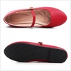 image:imageHee grand Mary Jane Shoes for Women Buckle Strap Ballet Flats Comfortable Leather Dress Shoes681redpu