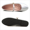 image:imageHee grand Mary Jane Shoes for Women Buckle Strap Ballet Flats Comfortable Leather Dress Shoes681silverpu