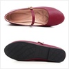 image:imageHee grand Mary Jane Shoes for Women Buckle Strap Ballet Flats Comfortable Leather Dress Shoes681wine Redpu