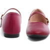 image:imageHee grand Mary Jane Shoes for Women Buckle Strap Ballet Flats Comfortable Leather Dress Shoes681wine Redpu