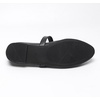 image:imageHee grand Mesh Flats for Women Round Toe Width Mary Jane Flats Crystal Rhinestone Studded Ballerina ShoesMesh Black