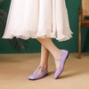 image:imageHee grand Patent Leather Flats for Women Adjustable TStrap Buckle Square Toe Mary Jane Shoes Comfortable Flats490purple