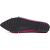 image:imageHee grand Pointed Toe Ballet Flats for Women Suede Rhinestones Chains Black Dress Shoes Comfort SlipOn LoafersDark Rose