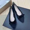 image:imageHee grand Pointed Toe Flats for Women Casual SlipOn Loafers Comfort Work Shoes Velvet Dressy Shoes978black