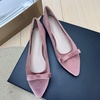 image:imageHee grand Pointed Toe Flats for Women Casual SlipOn Loafers Comfort Work Shoes Velvet Dressy Shoes978dark Pink