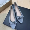 image:imageHee grand Pointed Toe Flats for Women Casual SlipOn Loafers Comfort Work Shoes Velvet Dressy Shoes978grey