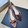image:imageHee grand Pointed Toe Flats for Women Casual SlipOn Loafers Comfort Work Shoes Velvet Dressy Shoes978light Brown