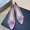 image:imageHee grand Pointed Toe Flats for Women Casual SlipOn Loafers Comfort Work Shoes Velvet Dressy Shoes978pink