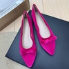 image:imageHee grand Pointed Toe Flats for Women Casual SlipOn Loafers Comfort Work Shoes Velvet Dressy Shoes978rose Red