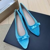 image:imageHee grand Pointed Toe Flats for Women Casual SlipOn Loafers Comfort Work Shoes Velvet Dressy Shoes978sky Blue