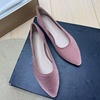 image:imageHee grand Pointed Toe Flats for Women Casual SlipOn Loafers Comfort Work Shoes Velvet Dressy ShoesDark Pink