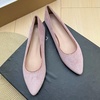 image:imageHee grand Pointed Toe Flats for Women Casual SlipOn Loafers Comfort Work Shoes Velvet Dressy ShoesPink