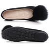 image:imageHee grand Pom Pom Ballet Flats for Women Suede Pointed Toe SlipOn Casual Comfortable Flat Shoes448black