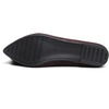 image:imageHee grand Pom Pom Ballet Flats for Women Suede Pointed Toe SlipOn Casual Comfortable Flat ShoesLatte Brown