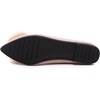 image:imageHee grand Pom Pom Ballet Flats for Women Suede Pointed Toe SlipOn Casual Comfortable Flat ShoesPale Pink