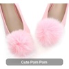 image:imageHee grand Pom Pom Ballet Flats for Women Suede Pointed Toe SlipOn Casual Comfortable Flat ShoesPink
