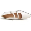 image:imageHee grand Retro Ankle Strap Buckle Mary Jane Shoes Women Pointed Toe PU Leather Low Heel Dress ShoesApricot