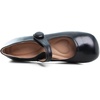 image:imageHee grand Retro Mary Jane Shoes for Women Cute Round Toe Buckle Ballet Flats Leather Dress Flats Soft Work FlatsBlack