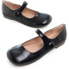 image:imageHee grand Retro Mary Jane Shoes for Women Cute Round Toe Buckle Ballet Flats Leather Dress Flats Soft Work FlatsBlack