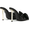image:imageHee grand Satin Bowknot Rhinestones High Heel Sandals Slides Sexy Open Toe Party Dress Sandals2black