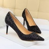 image:imageHee grand Shining Sequins High Heels Sexy Pointed Toe Stilettos Bridal Dress Shoes for Wedding PartyBlack