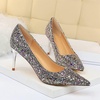image:imageHee grand Shining Sequins High Heels Sexy Pointed Toe Stilettos Bridal Dress Shoes for Wedding PartyMulticolour