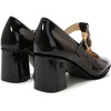 image:imageHee grand Vintage Mary Jane Shoes Chunky Heels for Women Square Toe Adjustable Strap Pump PU Leather Brogue Work Heels Dress Shoes519black