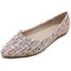 image:imageHee grand Women Classic SlipOn Ballet Shoes Soft Pointed Toe Flats Comfort Work Shoes Fashion Dress ShoesBpink