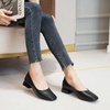 image:imageHee grand Women Closed Square Toe Chunky Block Heels Cute Bowknot Dress Shoes Pumps Comfortable Low Heel Slip Ons for Office513black