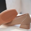image:imageHee grand Women Closed Square Toe Chunky Block Heels Cute Bowknot Dress Shoes Pumps Comfortable Low Heel Slip Ons for Office513khaki