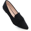 image:imageHee grand Women Fashion Bowknot Flats Comfort Pointed Toe Dress Shoes Slip On Ballet Shoes Driving Flats162blacksuede