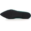 image:imageHee grand Women Fashion Bowknot Flats Comfort Pointed Toe Dress Shoes Slip On Ballet Shoes Driving Flats162greensuede
