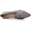 image:imageHee grand Women Fashion Bowknot Flats Comfort Pointed Toe Dress Shoes Slip On Ballet Shoes Driving Flats162greysuede