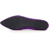 image:imageHee grand Women Fashion Bowknot Flats Comfort Pointed Toe Dress Shoes Slip On Ballet Shoes Driving Flats162purplesuede