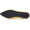 image:imageHee grand Women Fashion Bowknot Flats Comfort Pointed Toe Dress Shoes Slip On Ballet Shoes Driving Flats162yellowsuede