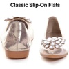 image:imageHee grand Women Foldable Ballet Flats Bling Rhinestones Soft Leather Pointy Toe Flats Sparkle Wedding Dress Shoes Comfort Slip on Loafers Big SizeBgold