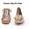 image:imageHee grand Women Foldable Ballet Flats Bling Rhinestones Soft Leather Pointy Toe Flats Sparkle Wedding Dress Shoes Comfort Slip on Loafers Big SizeCgold