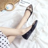 image:imageHee grand Women Foldable Ballet Flats Bling Rhinestones Soft Leather Pointy Toe Flats Sparkle Wedding Dress Shoes Comfort Slip on Loafers Big SizeEblack