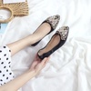 image:imageHee grand Women Foldable Ballet Flats Bling Rhinestones Soft Leather Pointy Toe Flats Sparkle Wedding Dress Shoes Comfort Slip on Loafers Big SizeKblack
