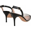 image:imageHee grand Women Heels Fashion Sandals Pointed Toe Rhinestone Transparent Stiletto Dress Pumps for Wedding Party1black