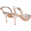 image:imageHee grand Women Heels Fashion Sandals Pointed Toe Rhinestone Transparent Stiletto Dress Pumps for Wedding Party1gold
